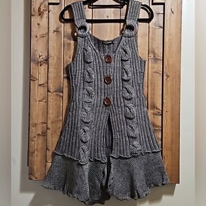 John Fashion Knit Wool Blend Vest Medium